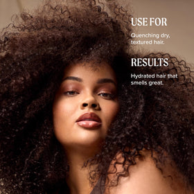 Tea Tree creamy conditioner texture close-up showing rich hydration for dry hair