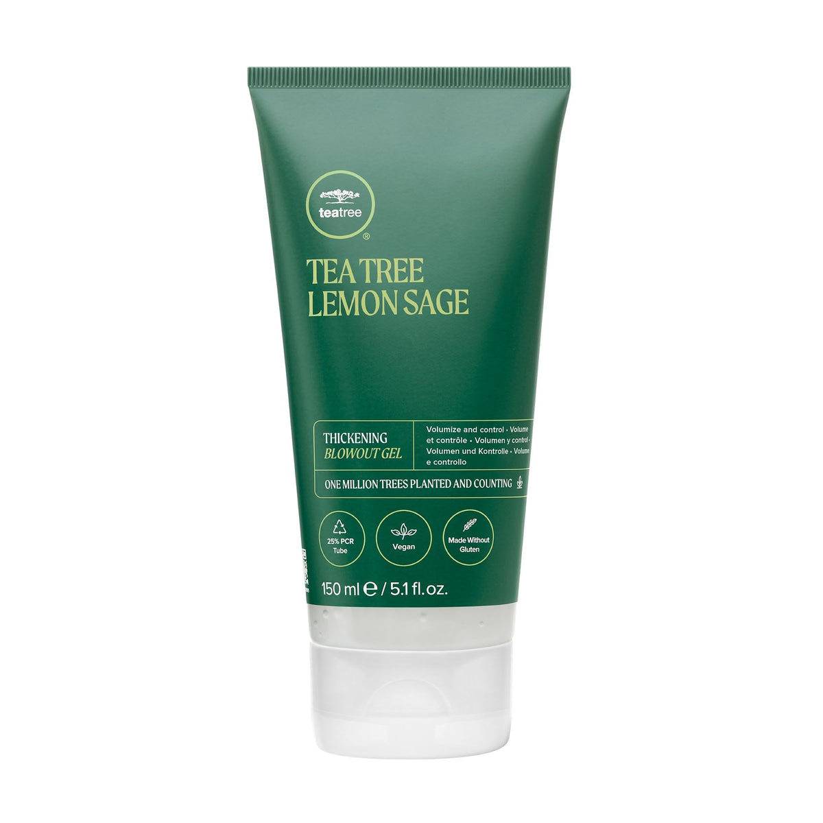 Tea Tree front tube showing product and lemon-sage label for easy identification