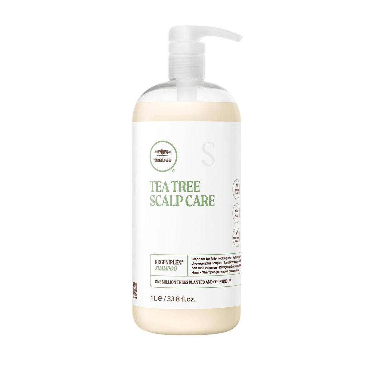 Tea Tree Regeniplex front bottle showing size and benefits