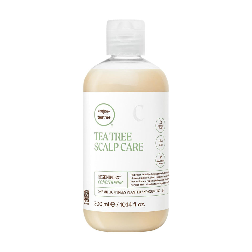 Tea Tree bottle front view showing label and product benefit