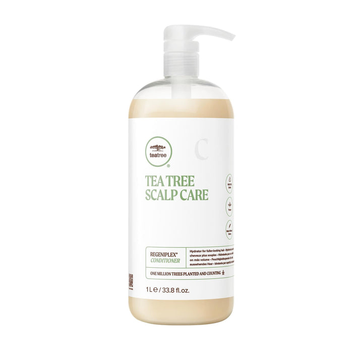 Tea Tree front packaging showing full 33.8 fl. oz. bottle and label benefits