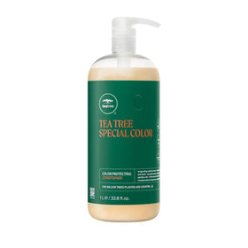 Tea Tree front bottle showing label and 33.8 fl oz size, clear brand visibility and benefit