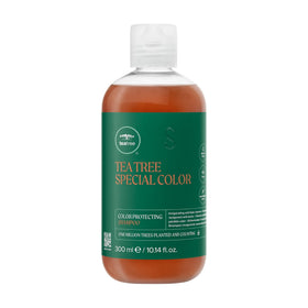 Tea Tree front bottle showing product and measurement, highlighting brand freshness