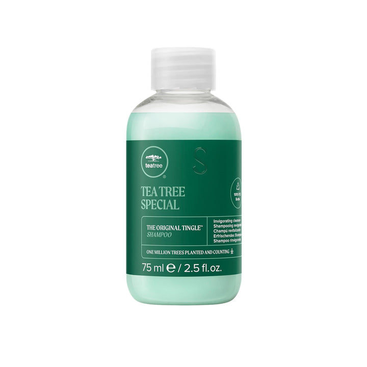 Tea Tree front bottle showing label and size for easy identification and purchase