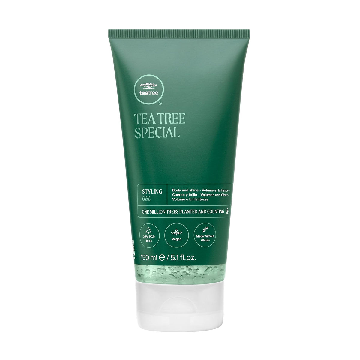 Tea Tree front packaging showing label and 5.1 fl. oz size benefit