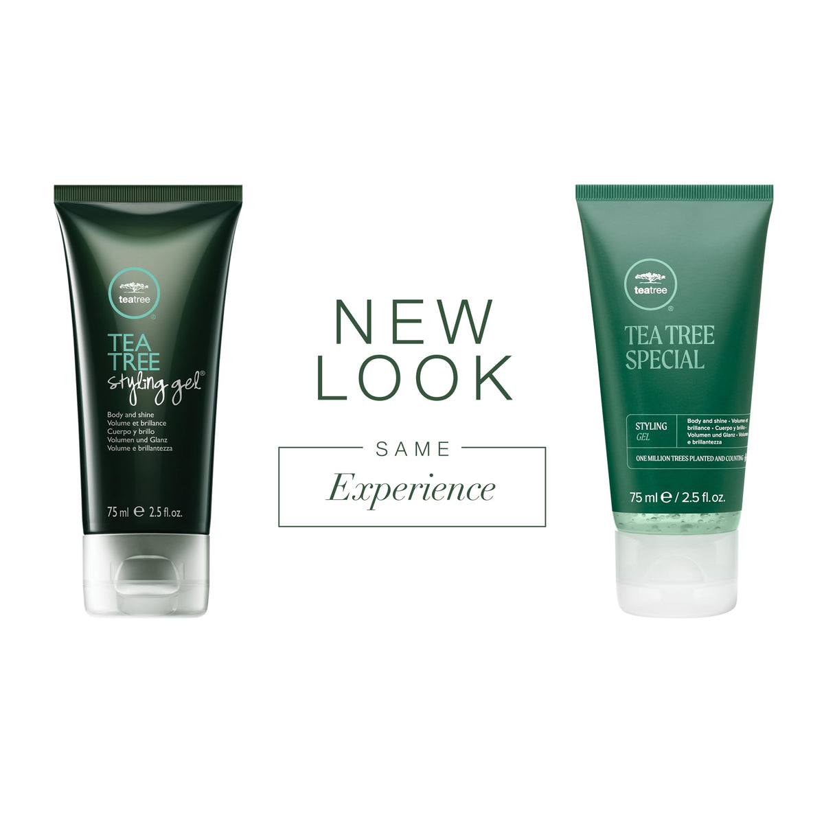 Tea Tree gel texture close-up showing glossy consistency for high-shine results