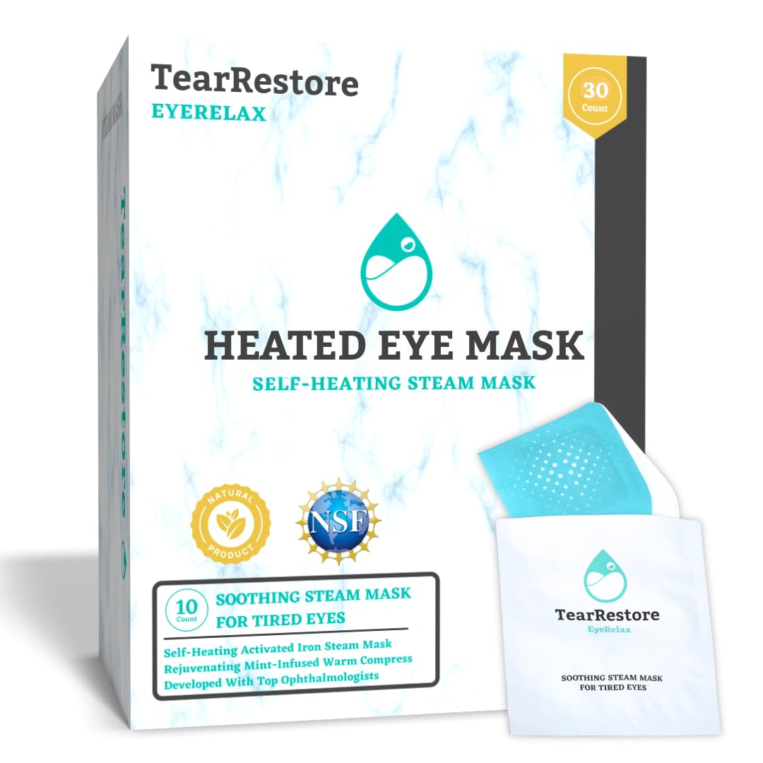 TearRestore front packaging showing 30-count box and calming design for relief