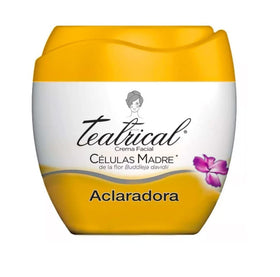 TEATRICAL crema facial 200 g jar front view showing label and size benefit