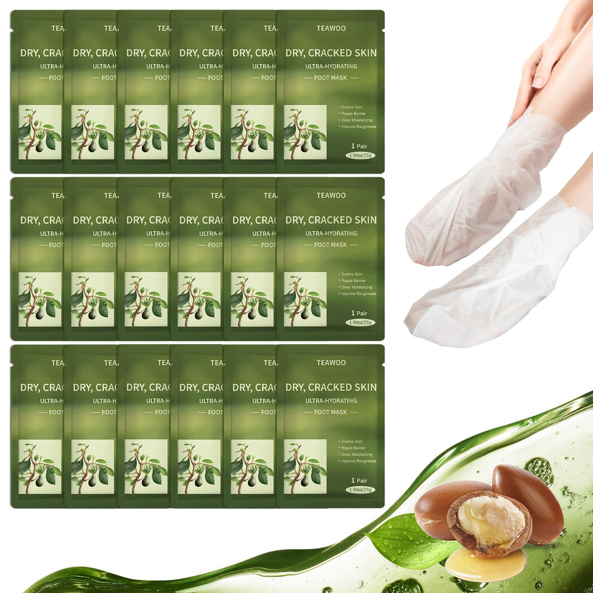 TEAWOO front packaging showing 18 pairs and gift-ready presentation