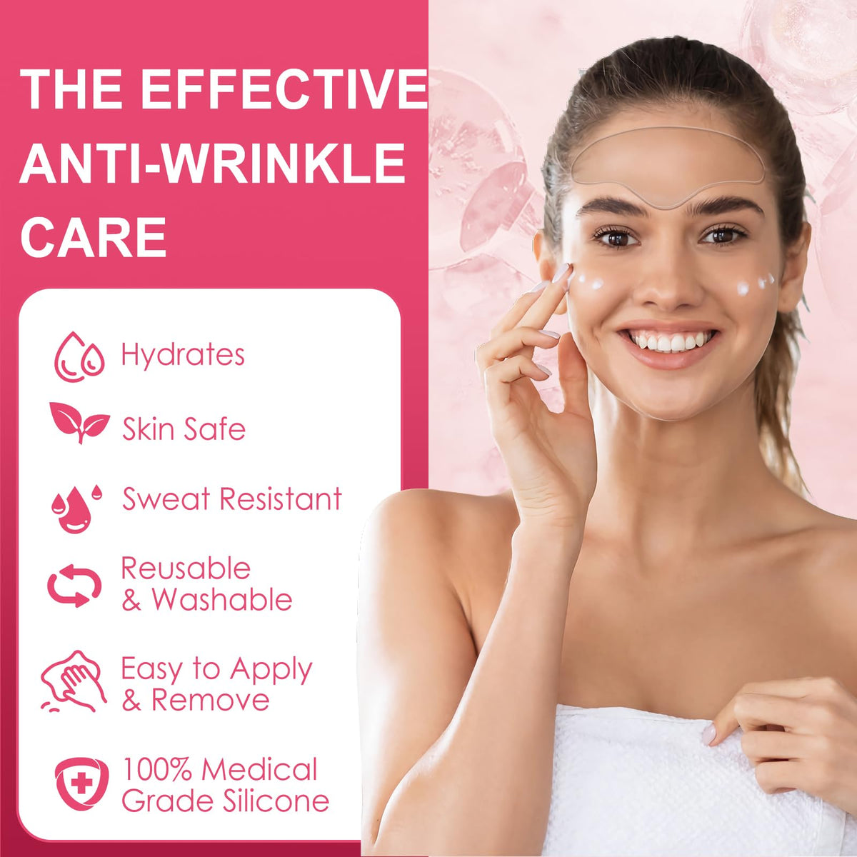 TEAWOO patches displayed on vanity next to skincare products showing routine integration benefit