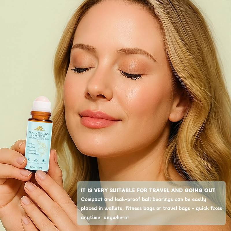 tebazoew product label close-up highlighting organic castor oil and frankincense clarity