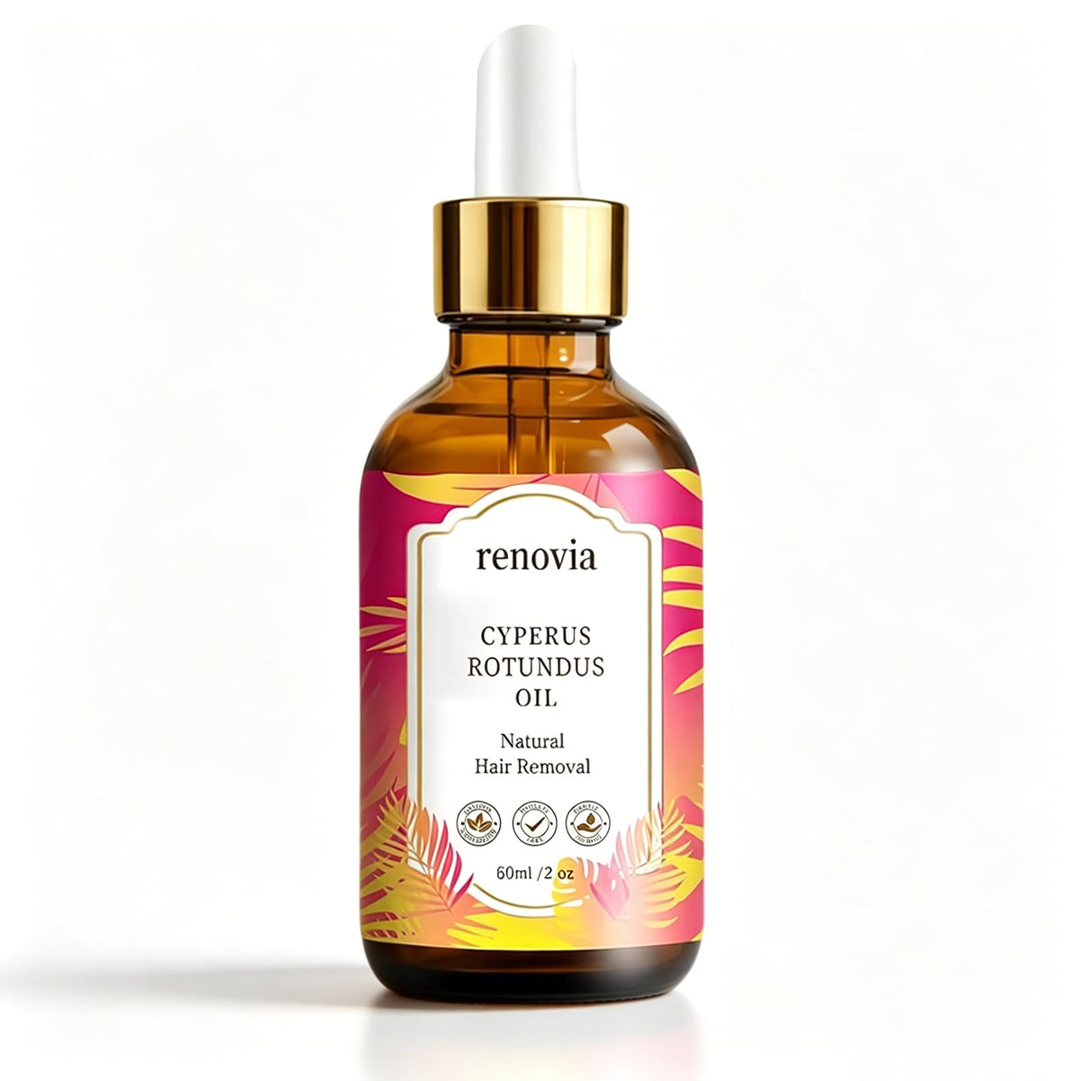 tebazoew Renovia bottle front view showing product and soothing finish