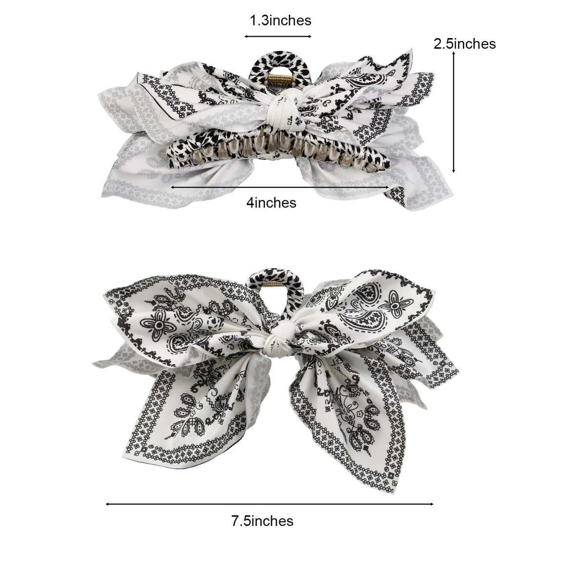 TEBIEKOY clip worn with casual outfit showing boho accent and styling versatility