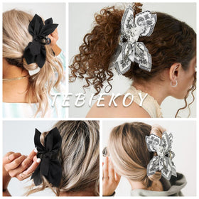 TEBIEKOY side view with jaws open showing deep teeth for secure grip on hair