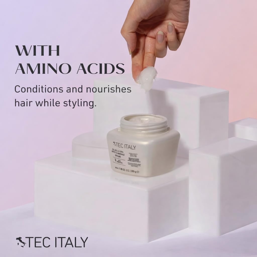 Tec Italy before and after texture comparison showing improved definition and shine