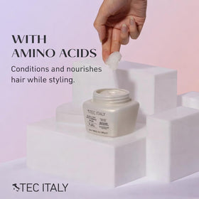 Tec Italy before and after texture comparison showing improved definition and shine