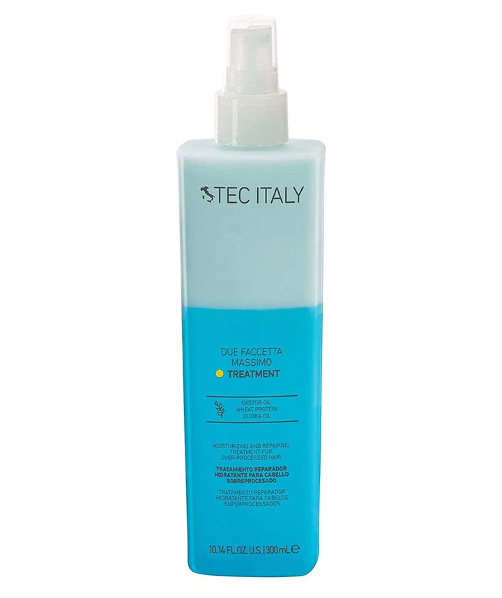 Tec Italy bottle front view showing label and lightweight formula benefit