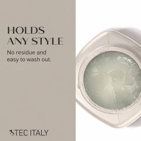 Tec Italy gel on hand demonstrating creamy consistency and precise dosing benefit
