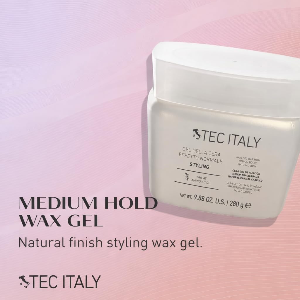 Tec Italy open cap close-up showing gel texture and smooth application benefit
