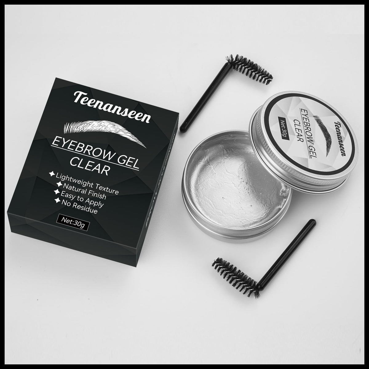 Teenanseen model with laminated brows illustrating long-lasting polished look