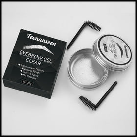 Teenanseen model with laminated brows illustrating long-lasting polished look