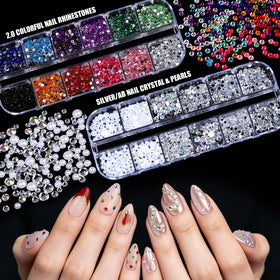 Teenitor art brushes and dotting tools arranged for precise nail painting