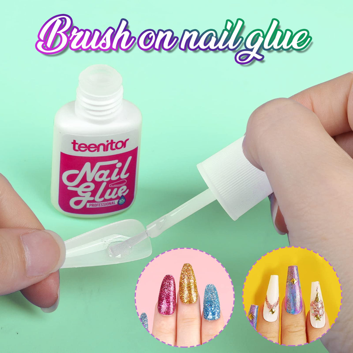 Teenitor acrylic nail clipper cutting tip for quick custom fitting