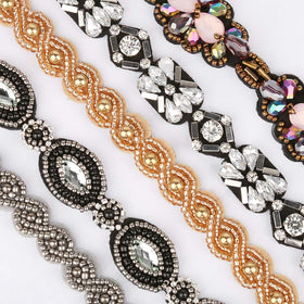 Teenitor close-up of rhinestone detail highlighting sparkle and quality