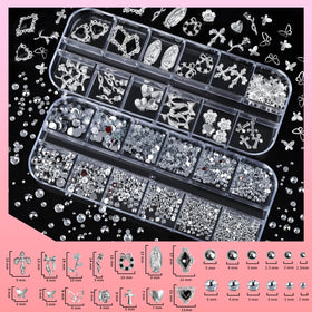 Teenitor close-up of 3D silver charms showing intricate detail and luxury