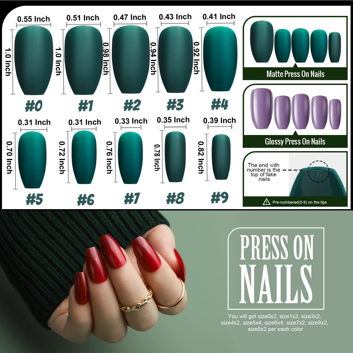 Teenitor close-up of nail tip flexible base, comfortable fit and edge protection benefit