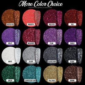 Teenitor overhead layout of all 32 colors showing selection variety and mixing options