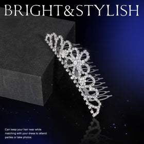 Teenitor underside showing comb teeth that lock tiaras in place