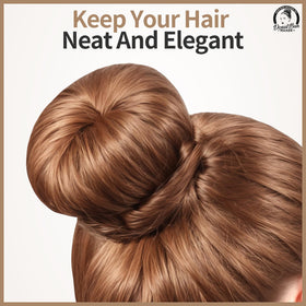 Teenitor styled bridal/dance bun demonstrating polished, long-lasting hold