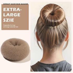 Teenitor arranged donut sizes displaying variety for all hair types and volume