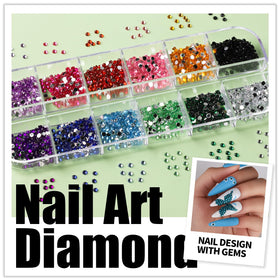 Teenitor dotting tools and tweezers laid out for accurate gem placement