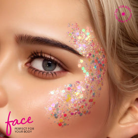Teenitor fine holographic glitter texture highlighting multi-angle shine