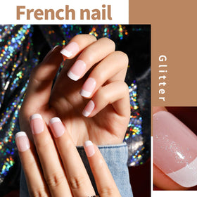 Teenitor French designs closeup showing crisp tips for classic look