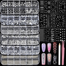 Teenitor front packaging showing full silver nail kit benefits