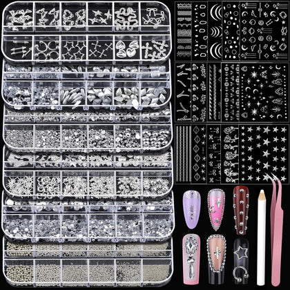 Teenitor front packaging showing full silver nail kit benefits