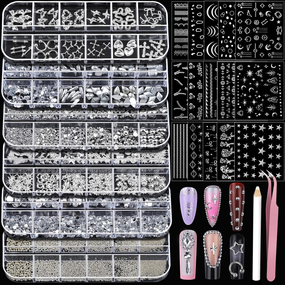 Teenitor front packaging showing full silver nail kit benefits