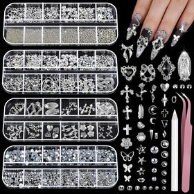 Teenitor front packaging showing full silver nail kit and included tools
