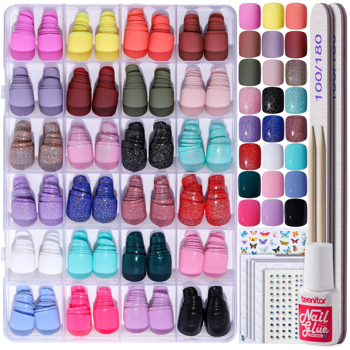 Teenitor front packaging showing full 576-piece kit and benefits