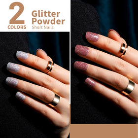 Teenitor glitter collection detail displaying holographic sparkle effect