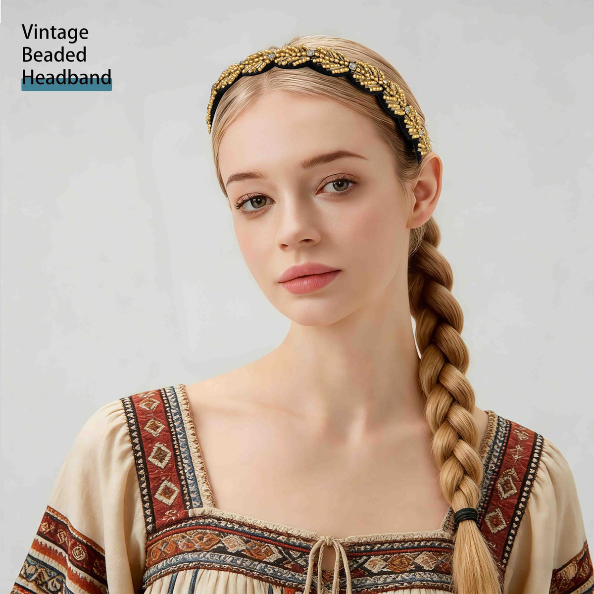 Teenitor headband worn by model demonstrating comfortable hold and style uplift