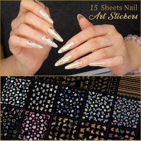 Teenitor lifestyle shot of hand model wearing mixed charms and rhinestones
