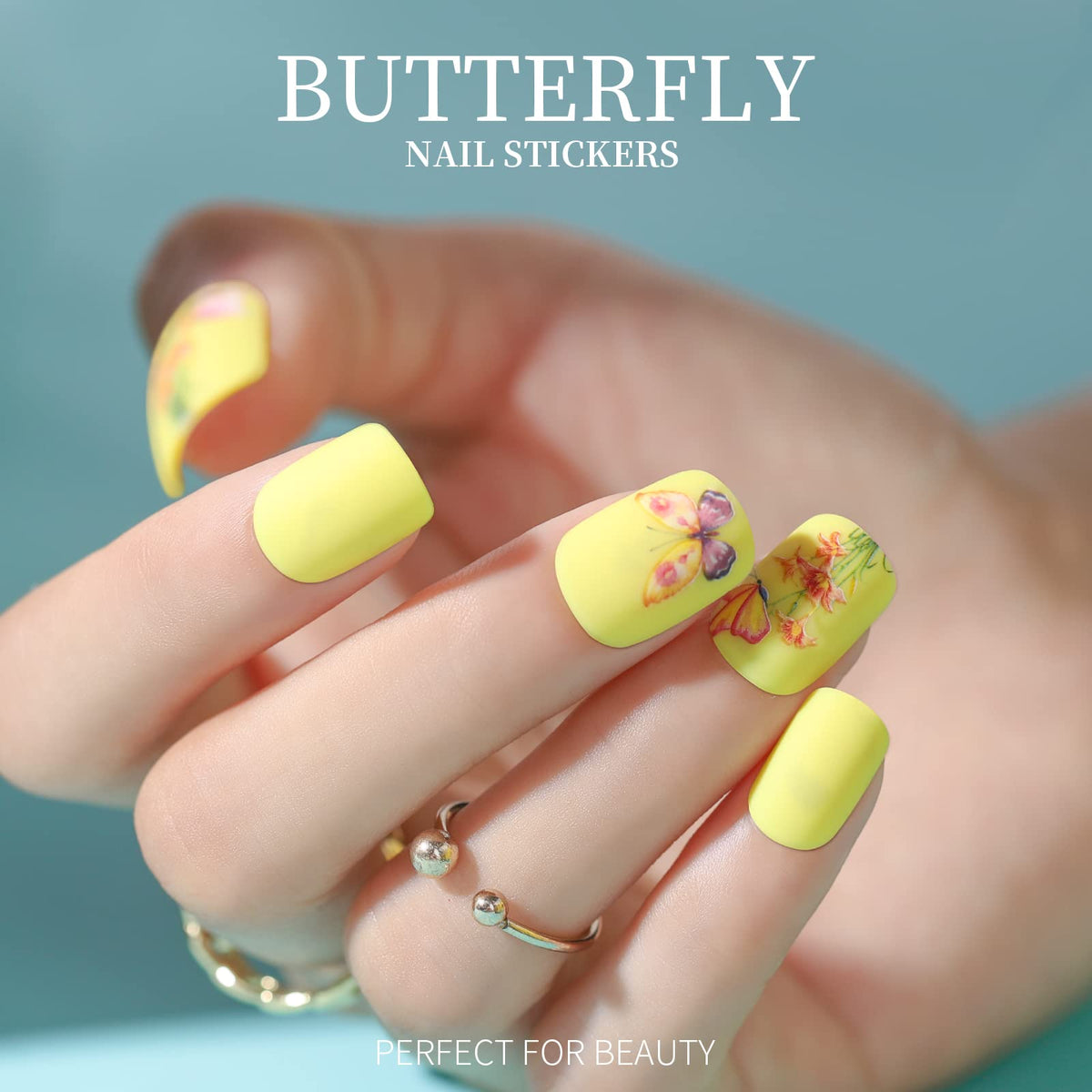 Teenitor matte and glossy short nails spread displaying 24 vibrant colors