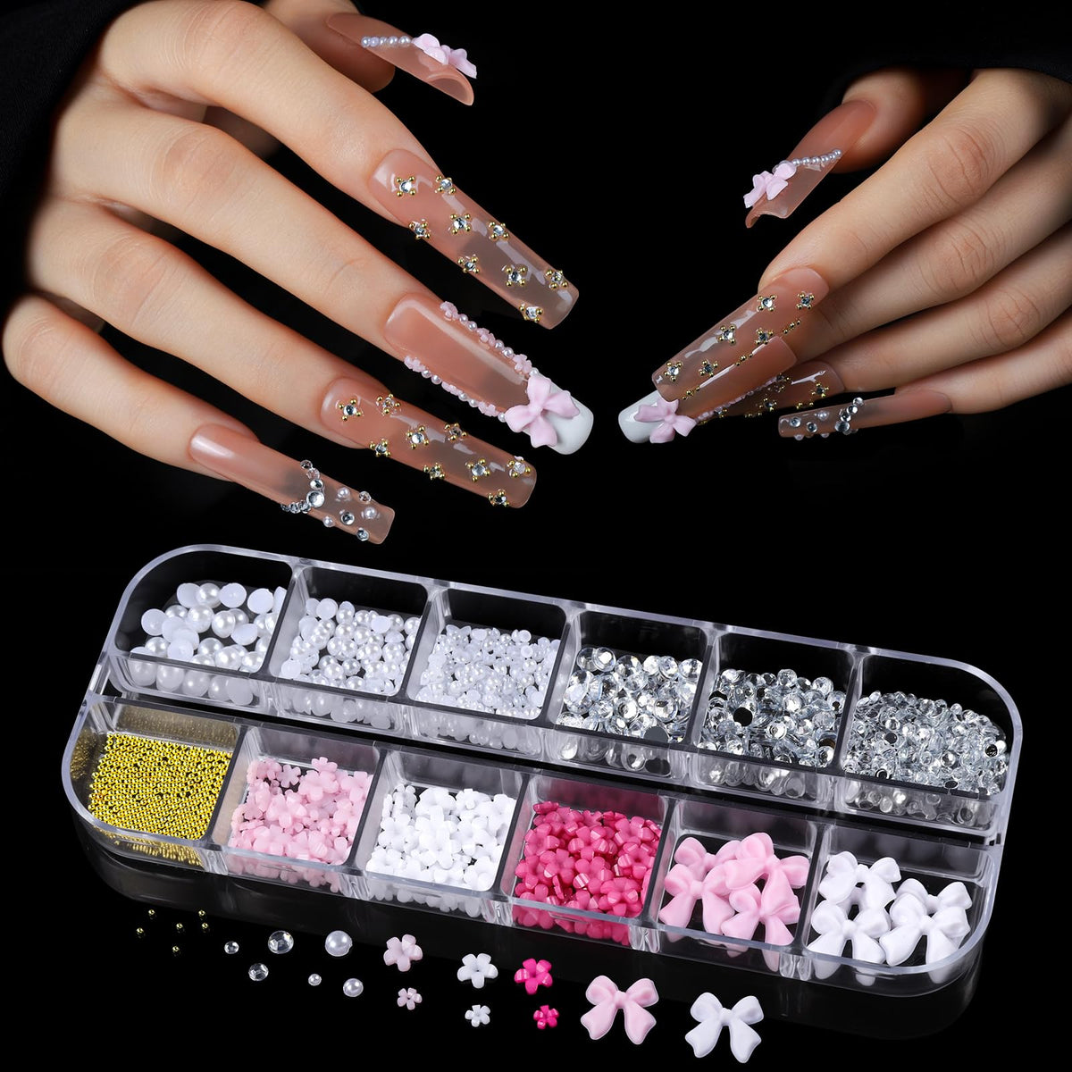 Teenitor 15 nail brushes and tools laid out showing precision for detailed designs