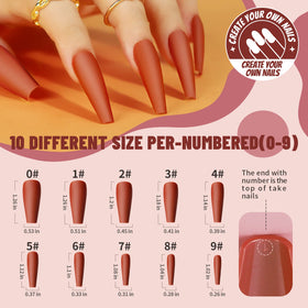 Teenitor press-on nails worn on hands in lifestyle setting showing finished matte look