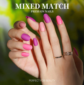 Teenitor shade array displaying 12 matte and 12 glossy colors for styling variety