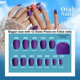 Teenitor size display with numbered tips to help find the perfect fit quickly